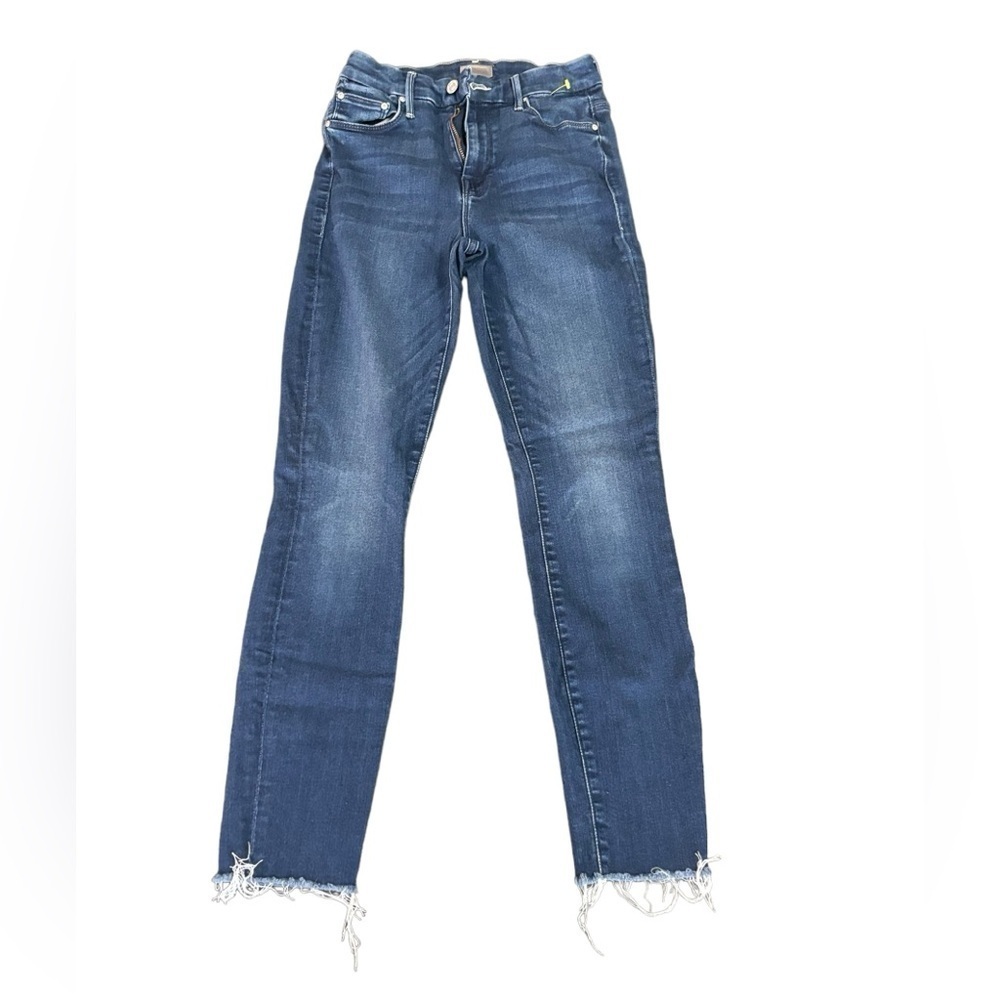 MOTHER
Looker High-Rise Ankle Fray Skinny Jeans in Tongue And Chic size 25 - Picture 5 of 16
